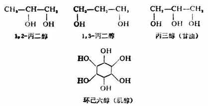 二、醇的命名