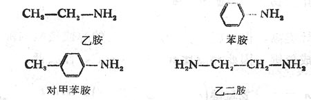一、胺的构造、分类和命名