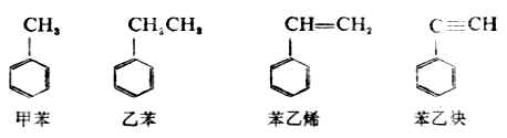 二、苯的同系物的异构现象和命名